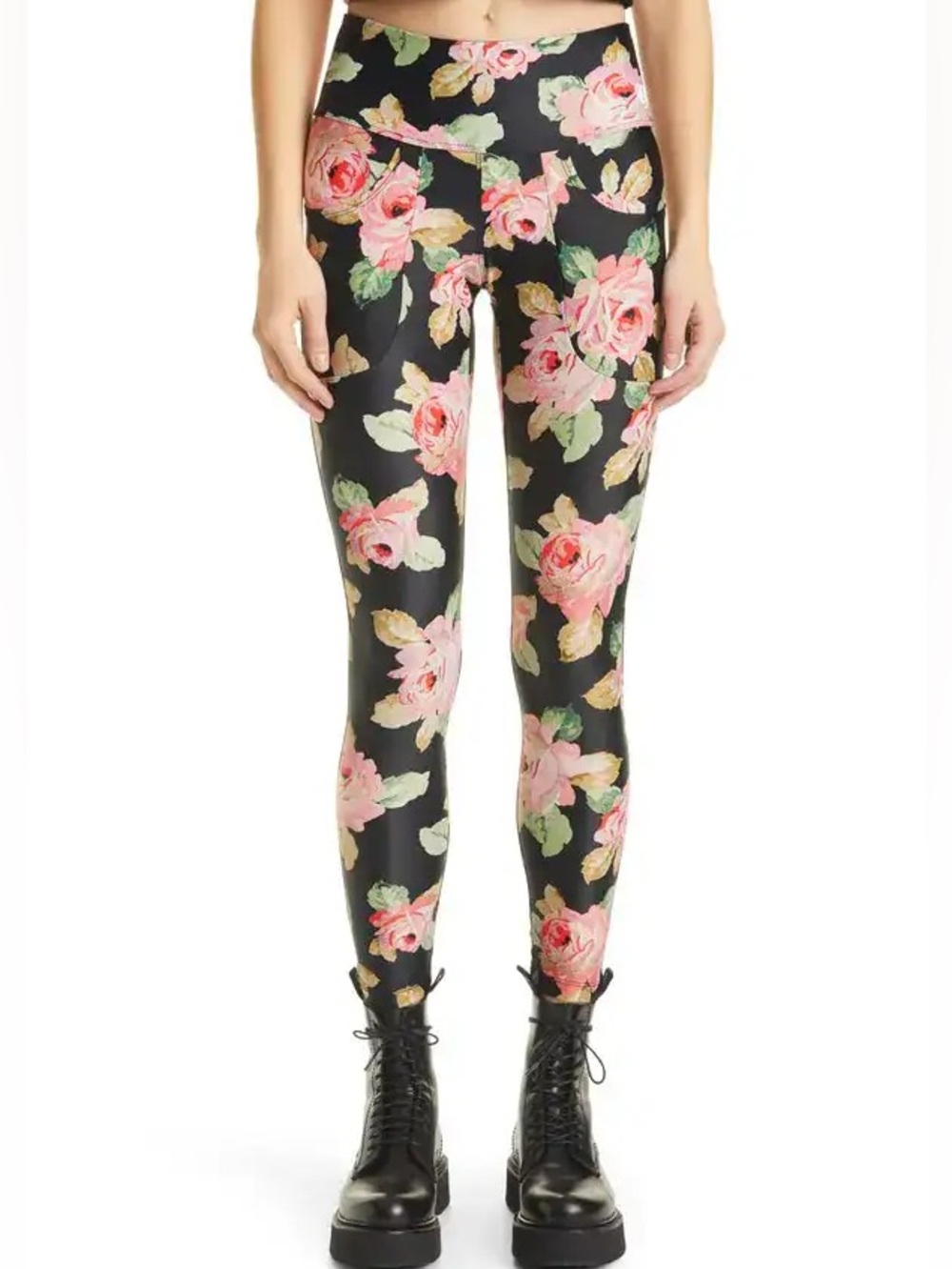 Twin‎ Fantasy NEW R13 Floral Print Patch Pocket Leggings